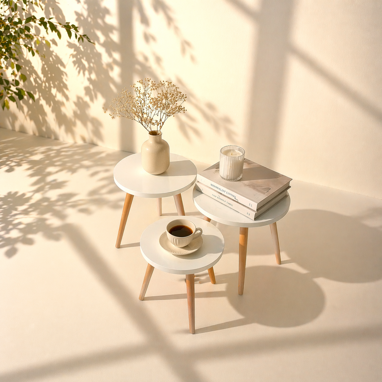Modern Nesting Side Table Set