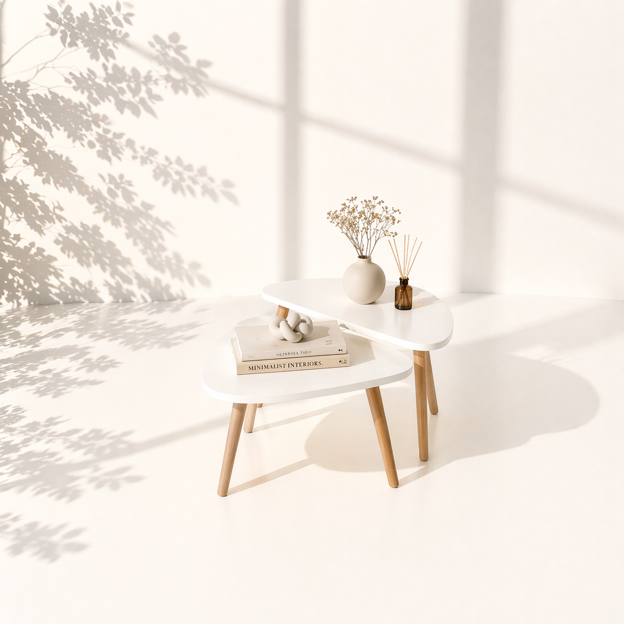 Modern Duo Side Table Set