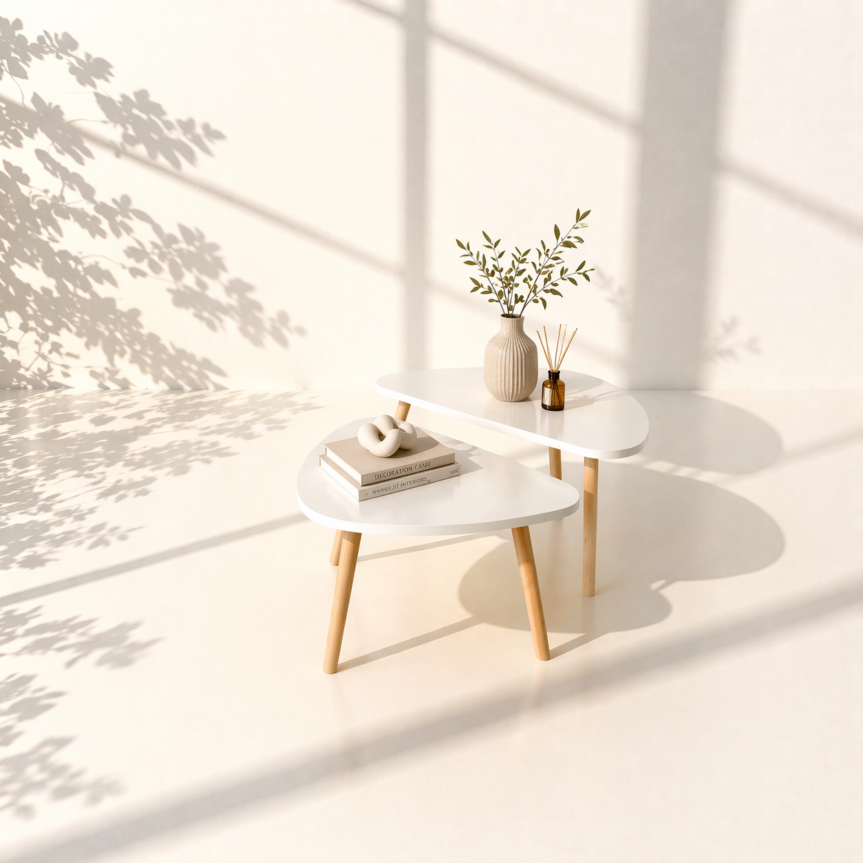 Modern Duo Side Table Set