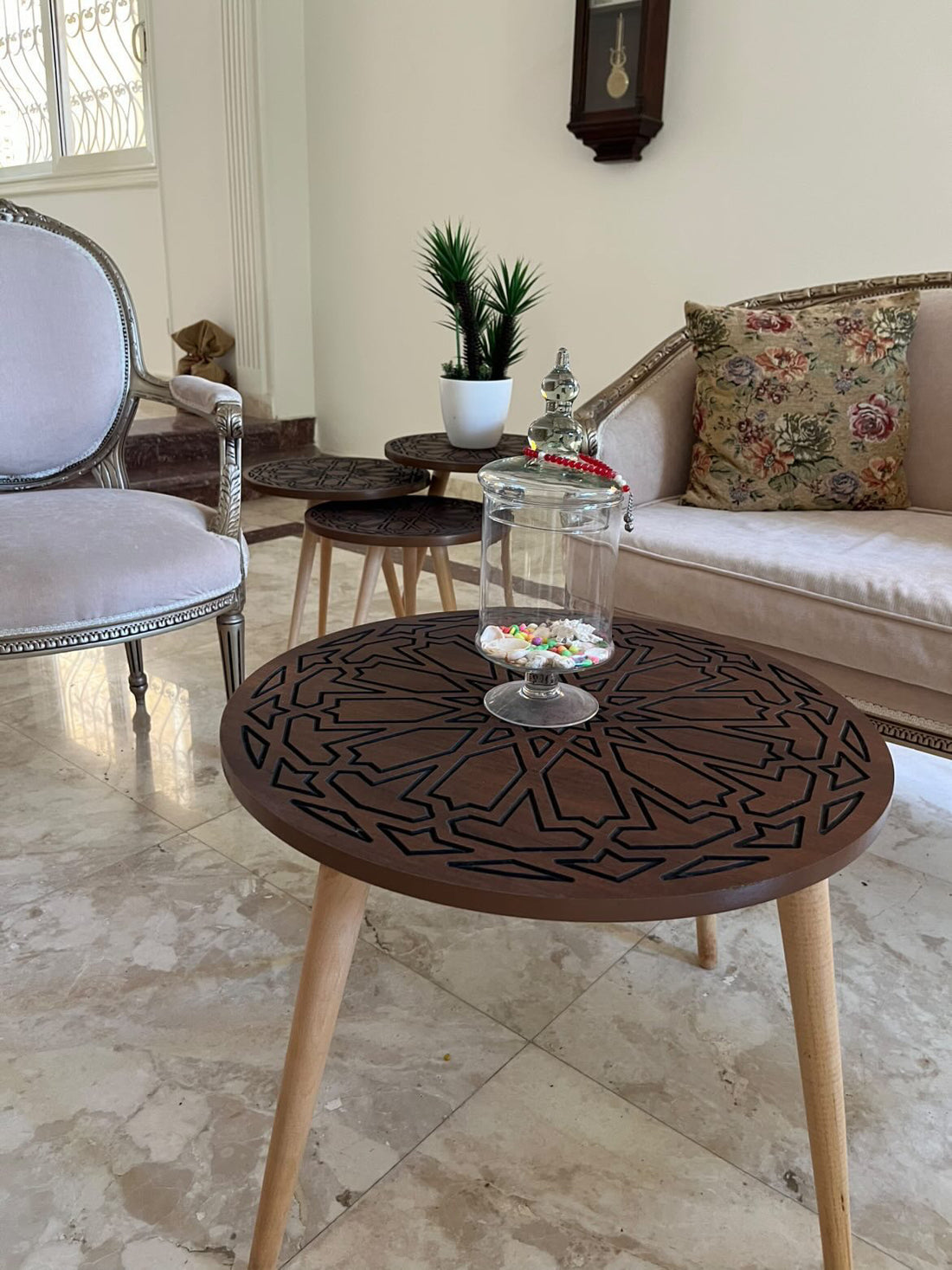 CNC Coffee Table – Modern Living Room Center Table