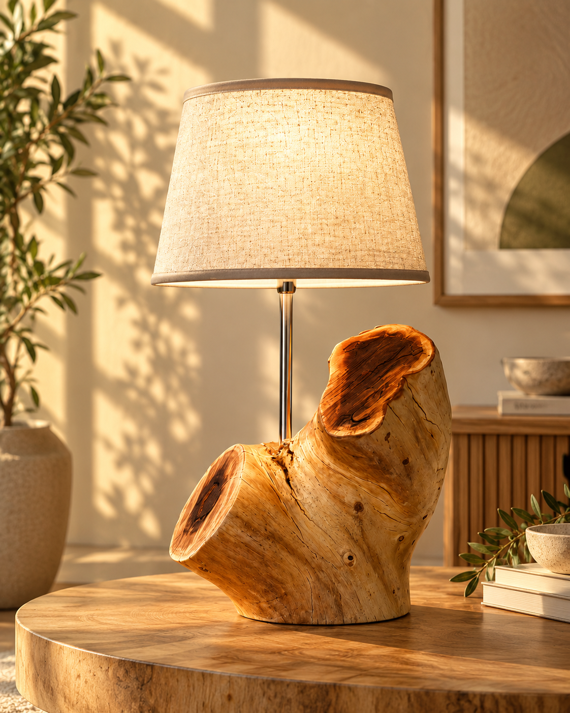 ROOTED LIGHT — Natural Root Wood Lamp